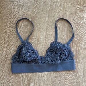Lively Charcoal Lace Bralette